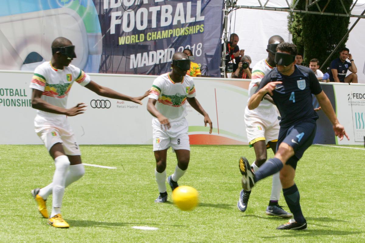 England started their 2018 World Championships with a 4-0 win over Mali.