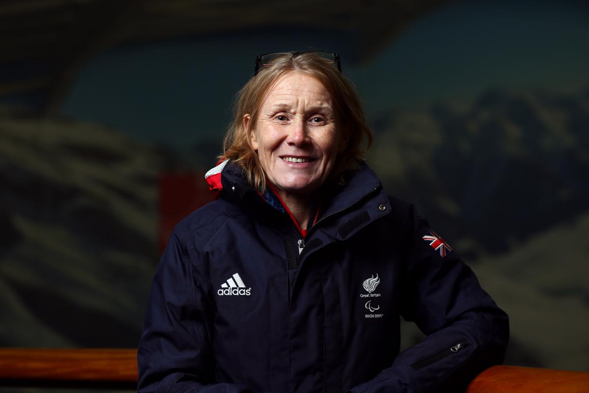 Penny Briscoe - GB Chef de Mission a woman smiles at the camera