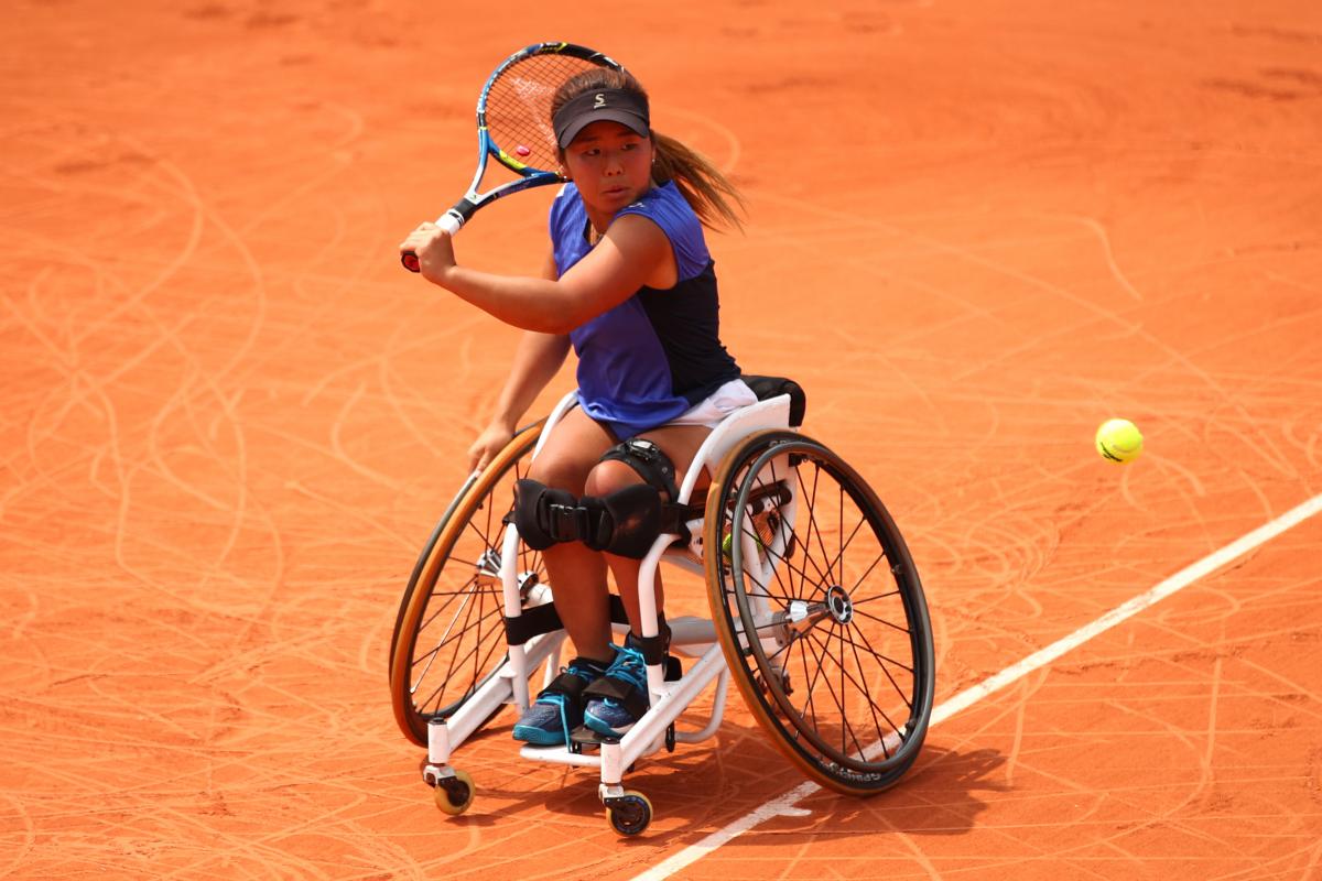 Yui Kamiji won the Toyota Open International de L'ile de Re just over a week after claiming her third Roland Garros crown
