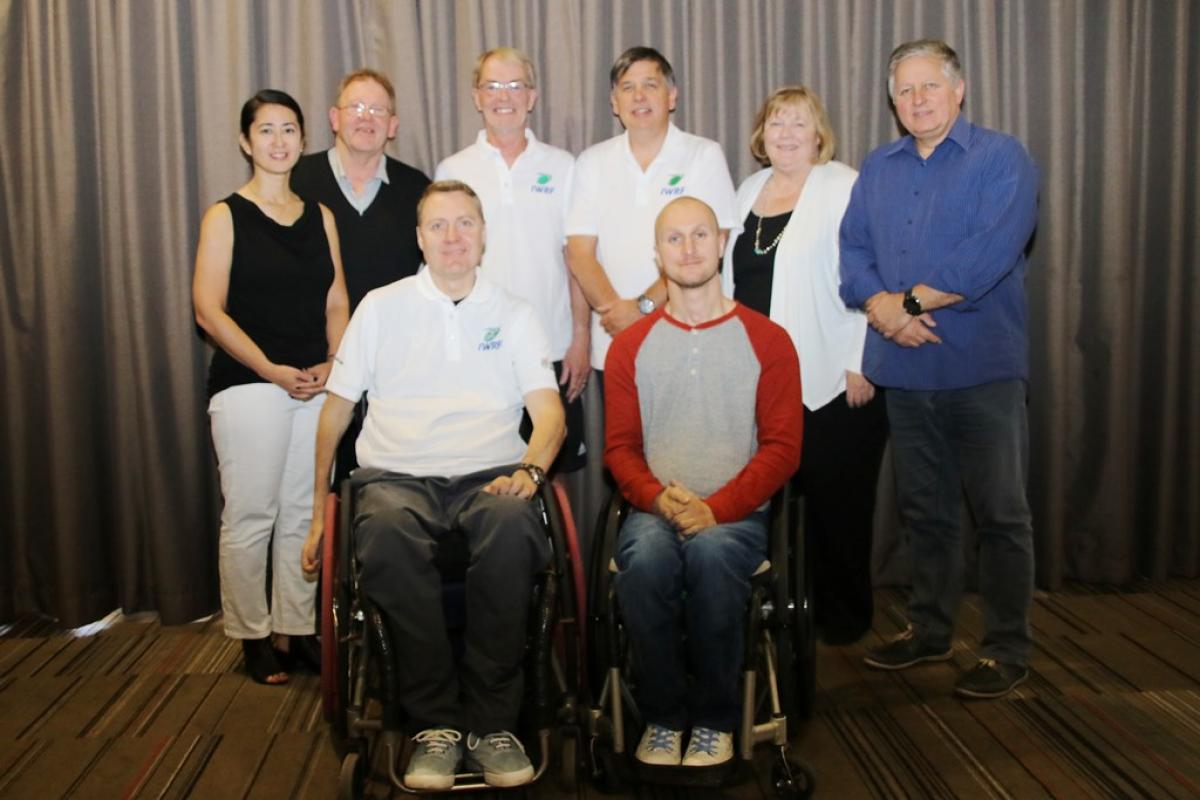IWRF Board of Directors a group of people smiling including IWRF director Richard Allcroft