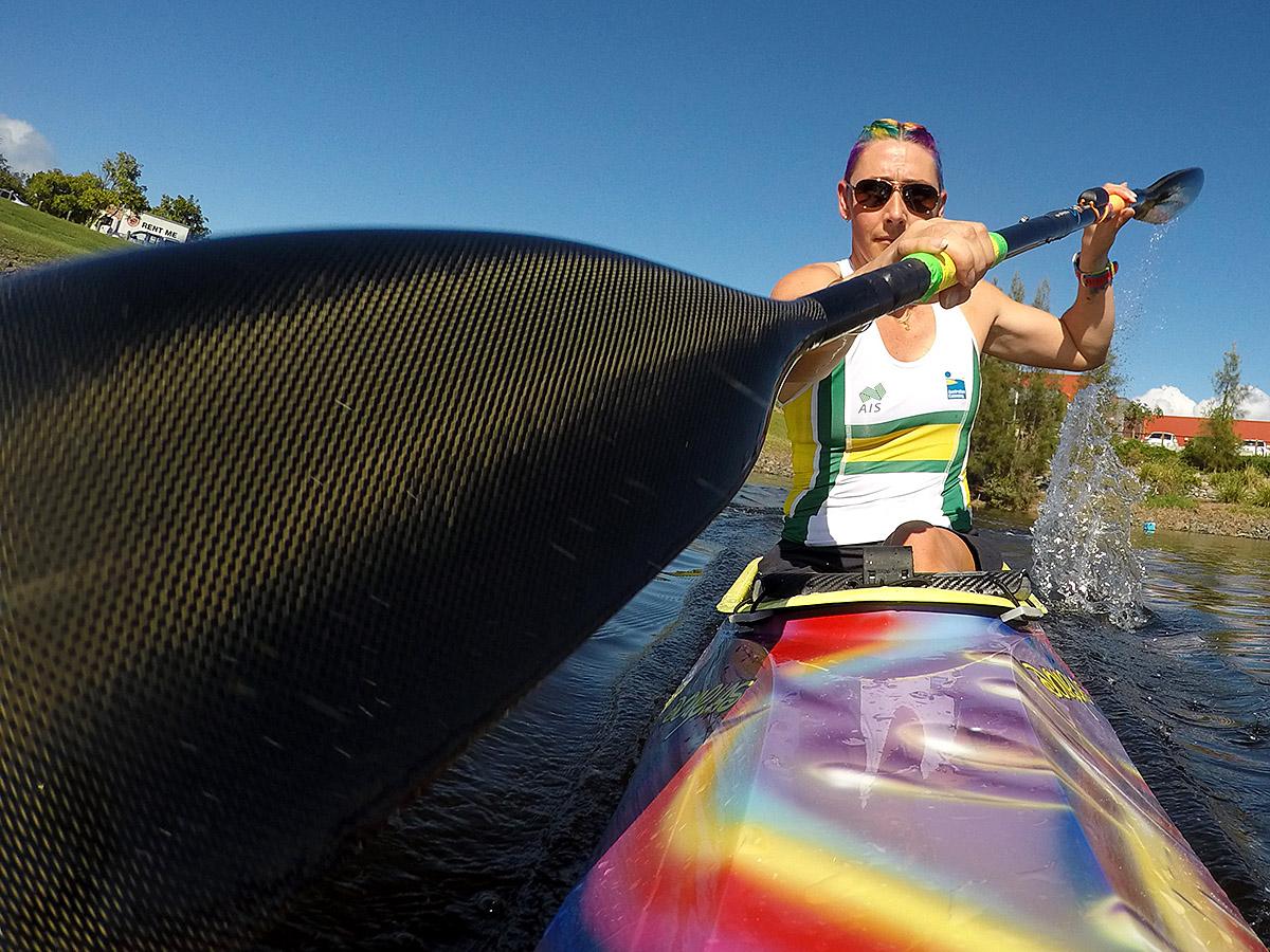 female Para canoeist Amanda Reynolds