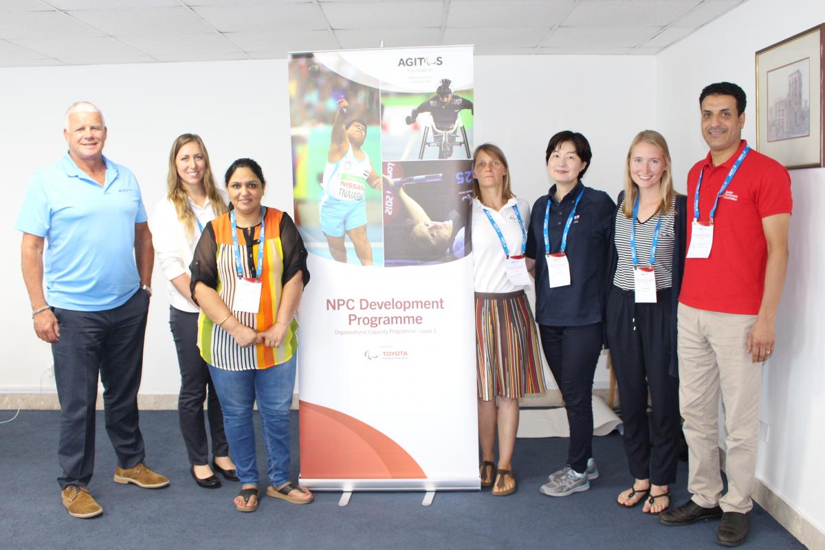 Participants of the OCP1 Educator Course in Dubai, UAE, pose for a picture