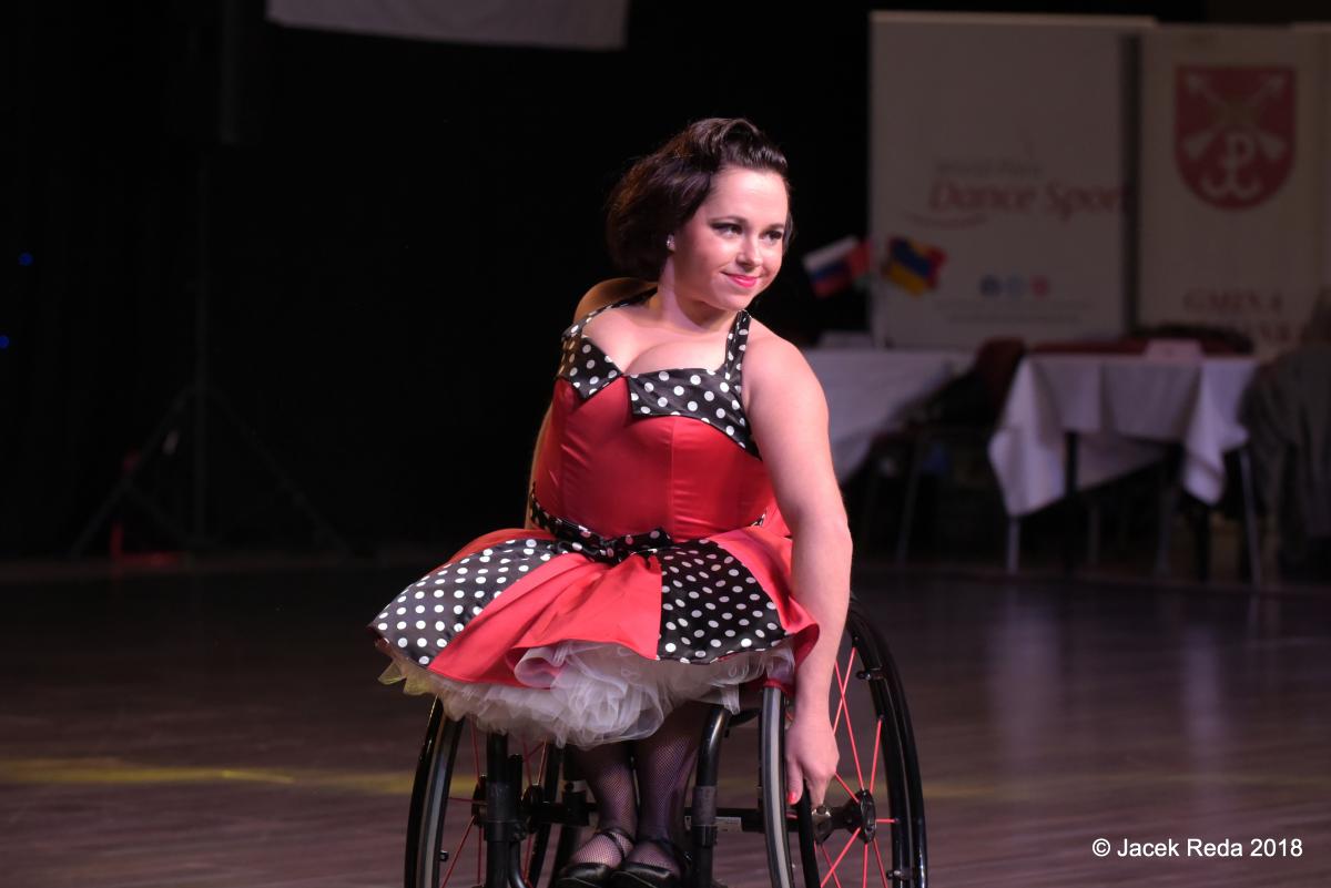 Helena Kasicka - wheelchair dance Wheelchair dancer Helena Kasicka while competing