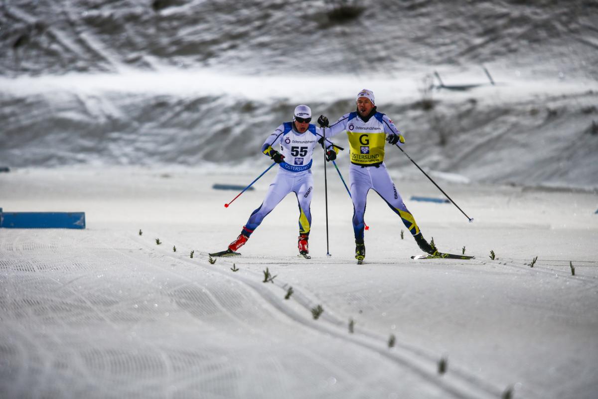 Zebastian Modin - Emil Joensson - Ostersund World Cup - cross-country Zebastian Modin, guided by Emil Joensson, swept all cross-country races at the 2018/19 World Cup in Ostersund