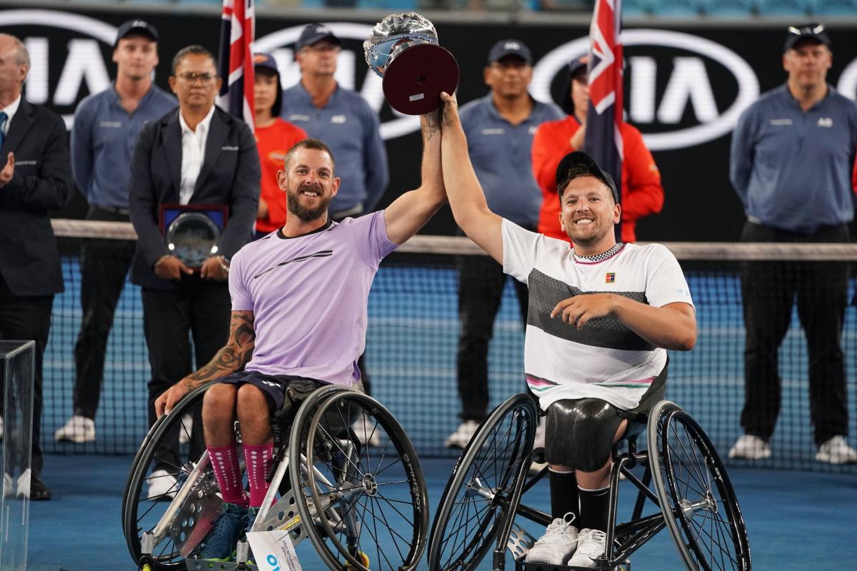 Framework Suri Sorg Australian Open 2019: Dylan Alcott wins quad doubles title