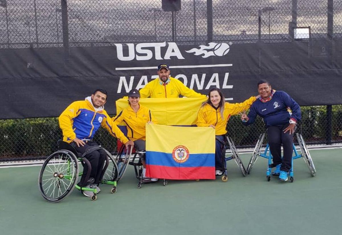 Colombia - wheelchair tennis - World Team Cup Colombian wheelchair tennis team