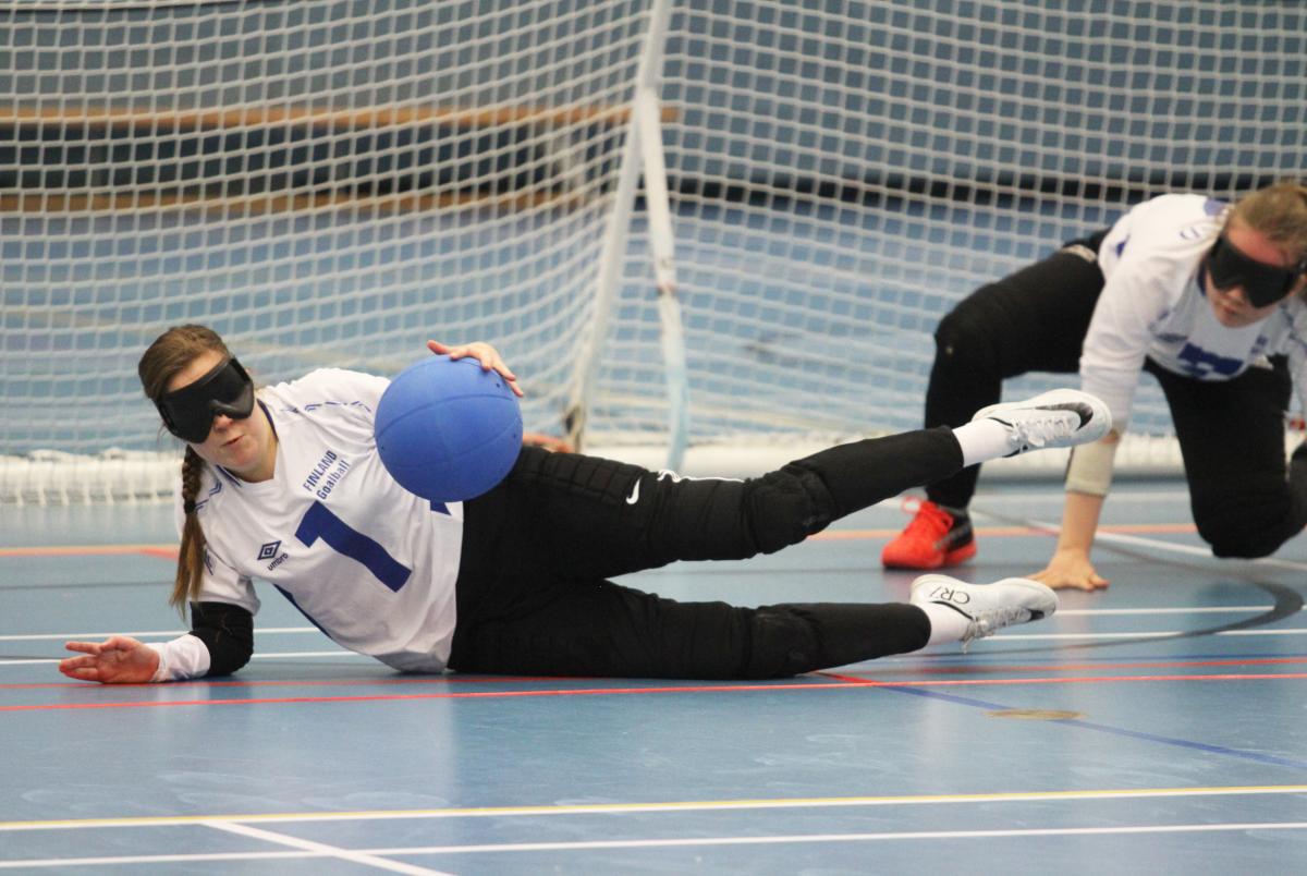 Finland - goalball Finnish women's goalball team