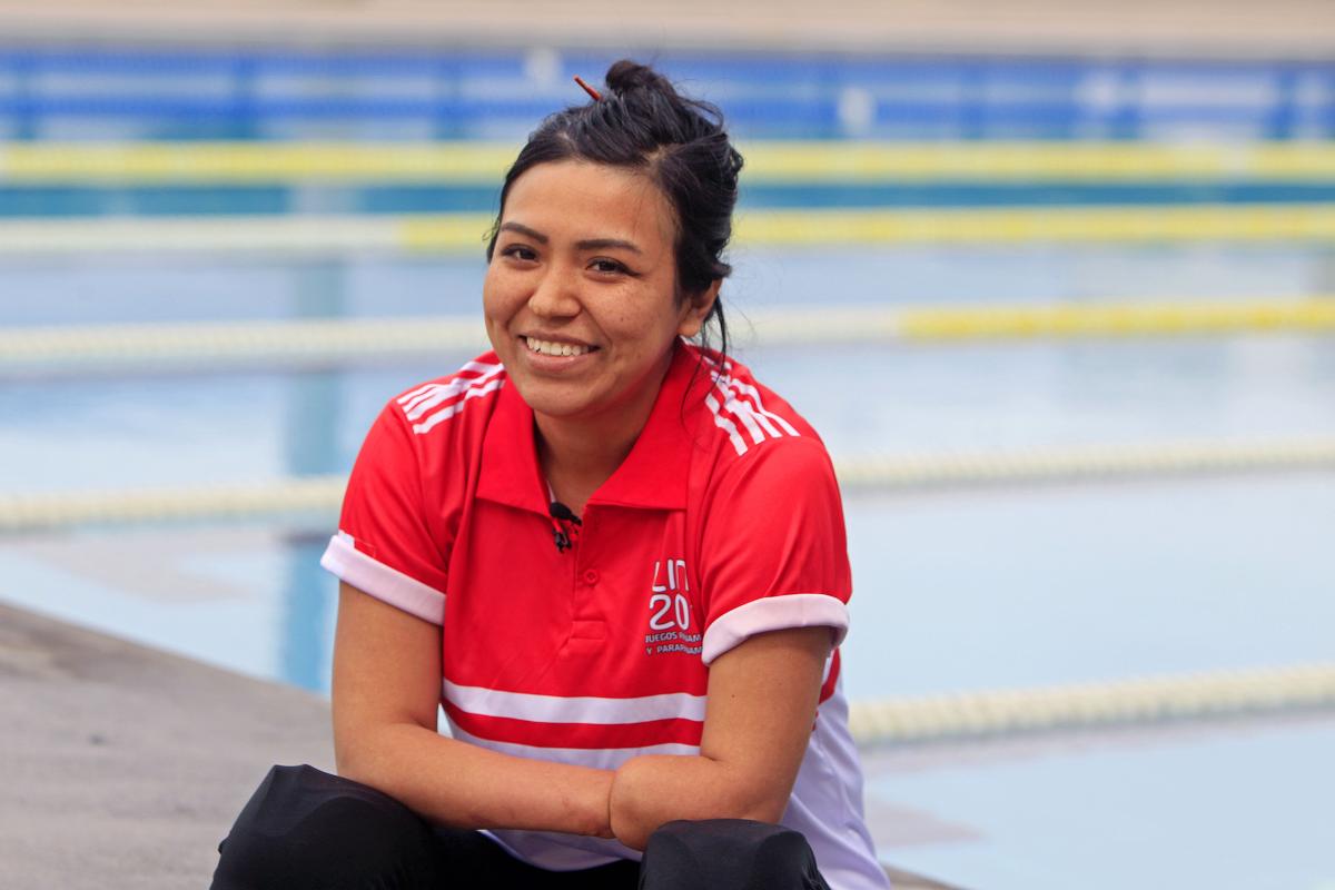 Peruvian swimmer Dunia Felices