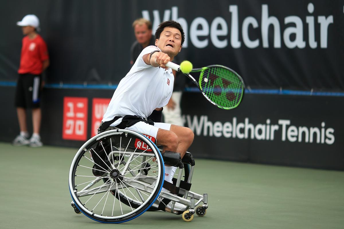 Japanese wheelchair tennis player Shingo Kunieda