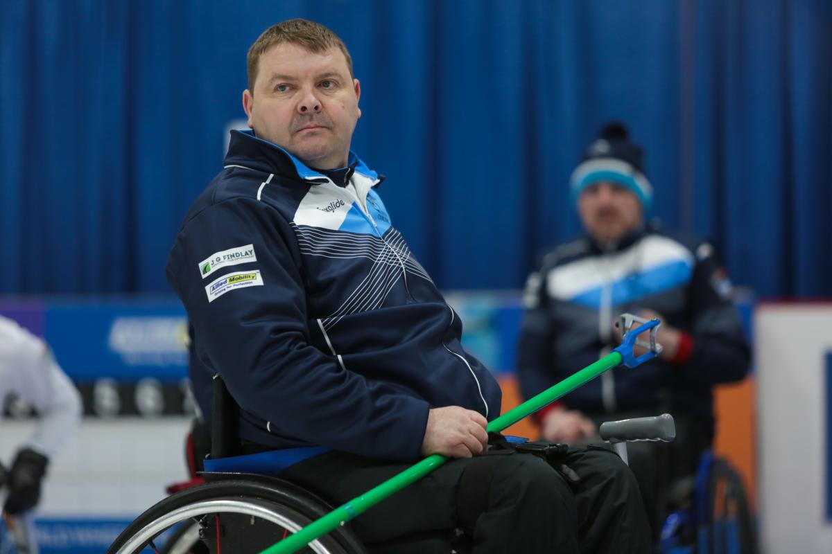 David Melrose - Stirling 2019 male wheelchair curler David Melrose