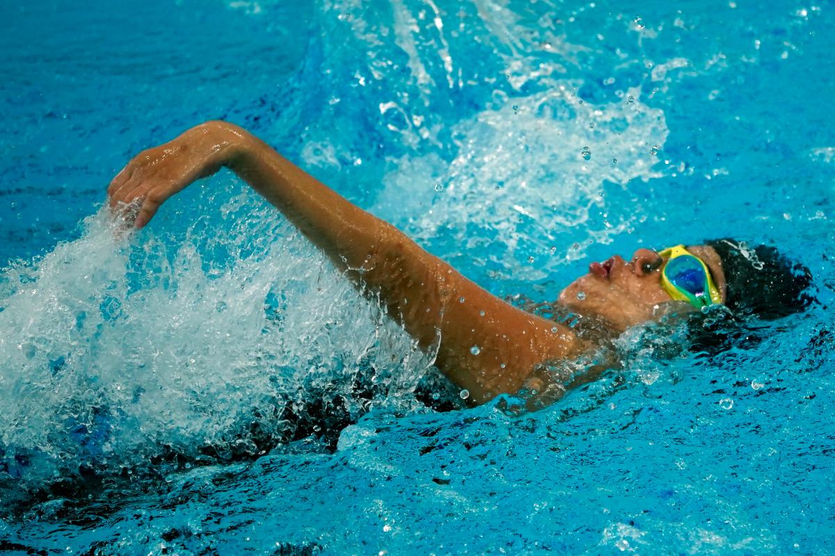 Singapore's swimmer Yip Pin Xiu