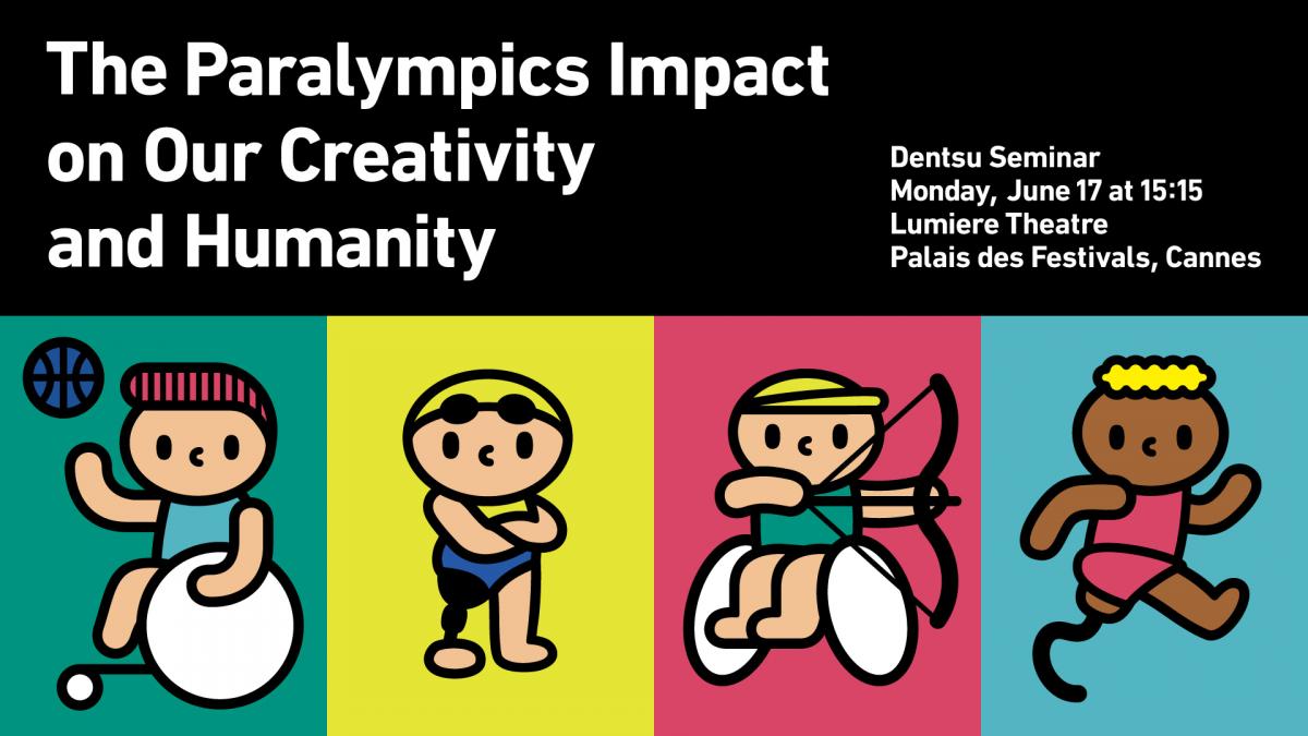 Dentsu - advertising industry Drawings of Para athletes