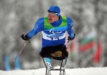 Irek Zaripov (RUS) competing at the Vancouver 2010 Paralympic Winter Games.