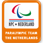 Logo National Paralympic Committee of the Netherlands.