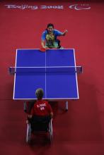 Table Tennis match - China vs Serbia