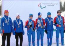 Three women on podium