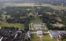 Aerial view of a park (Greenwich Park)