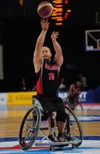 Wheelchair Basketball action