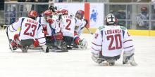 Russia's ice sledge hockey team