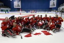 Canada ice sledge hockey team