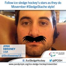 Josh Sweeney Movember promo