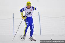 Mongolian athlete at the IPC Nordic Skiing World Cup in Oberstdorf, Germany