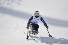 Alana Nichols competes at the Sochi 2014 Winter Paralympic Games