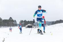 Ukraine's Ihor Reptyukh was successful in the men's long distance biathlon standing at Cable 2015.