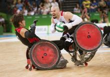 Daisuke Ikezaki from Japan and USA's Josh Wheeler. Photo credit: CWSA/Kevin Bogetti-Smith.