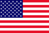 USA flag square