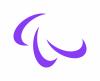 Special-edition purple version of the Agitos symbol created for the launch of the WeThe15 campaign.
