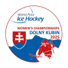 The logo of the Dolny Kubin 2025 World Para Ice Hockey Women's World Championships