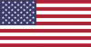 USA flag square