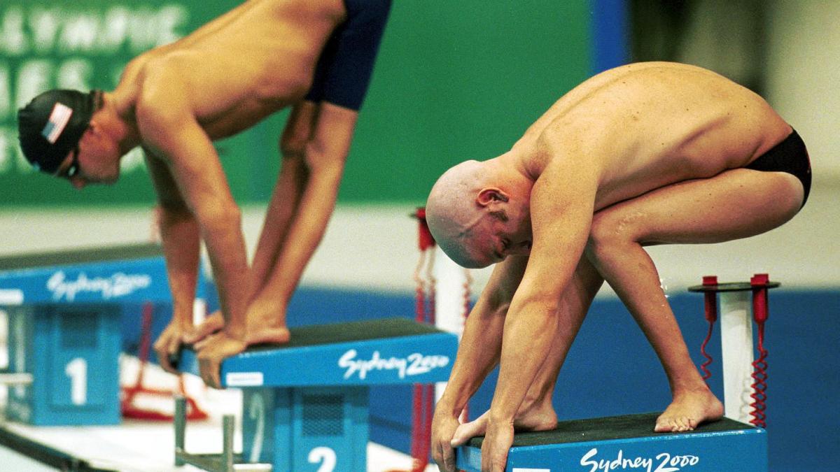 Athletes in the pool, Sydney 2000 Paralympic Games