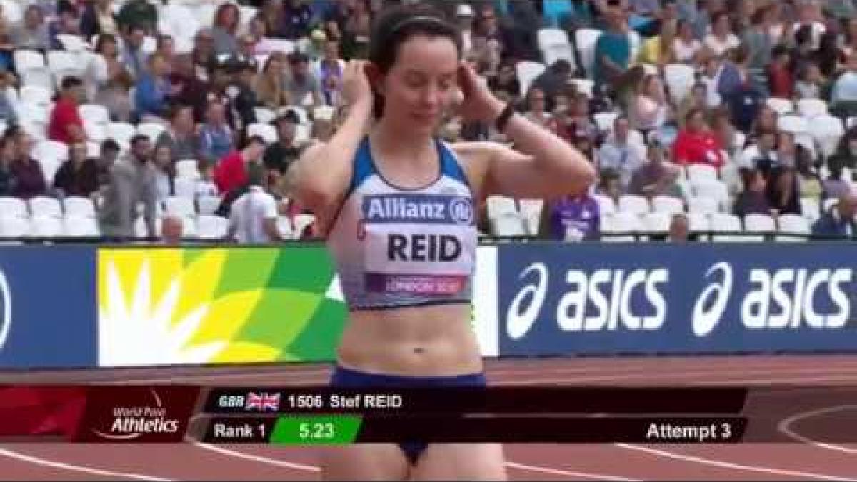 Stef Reid | Gold Women's Long Jump T44 | Final | London 2017 World Para Athletics Championships