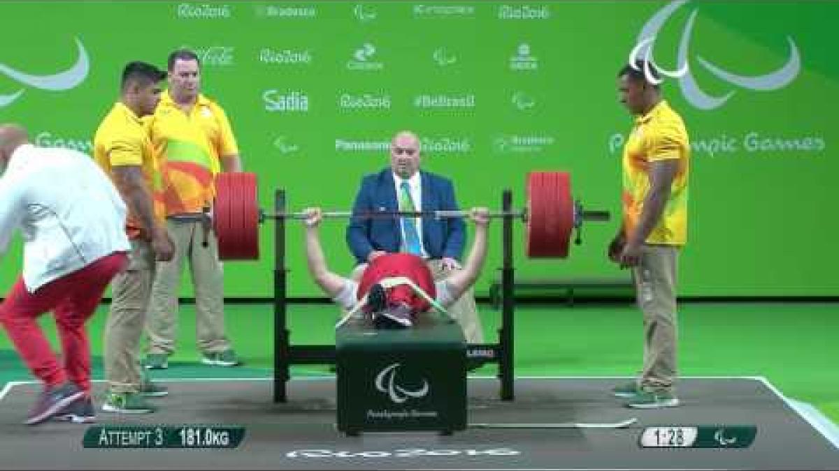 Powerlifting | LANZER Grzegorz | Poland | Men's -65 kg | Rio 2016 Paralympic Games