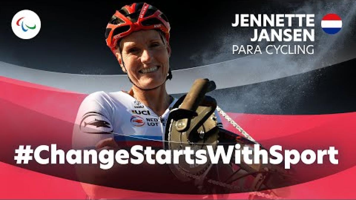 🚴‍♀️ #ChangeStartsWithSport: Jennette Jansen's Path to Success "Sport Makes You Better" 🏅
