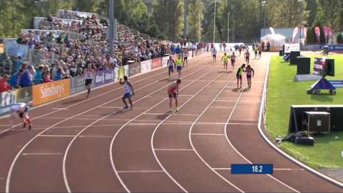 Men's 4x100m relay T11-13 | final | 2014 IPC Athletics European Championships Swansea