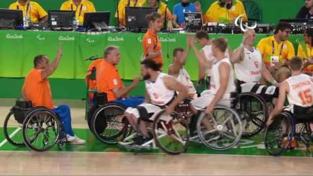 Wheelchair Basketball | Netherlands vs Japan| Men’s preliminaries | Rio 2016 Paralympic Games