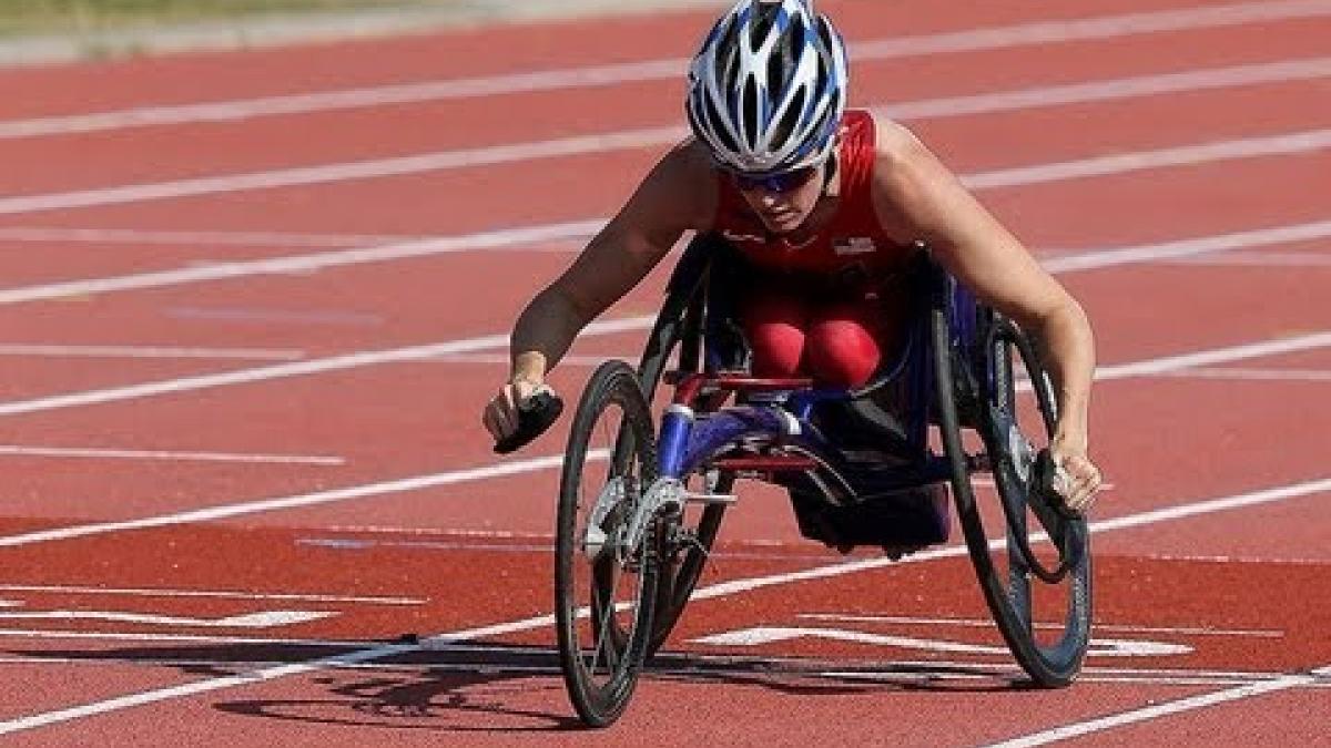 Athletics - women's 800m T52 final - 2013 IPC Athletics World Championships, Lyon