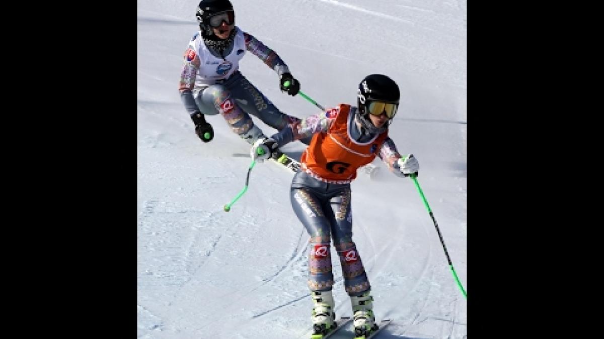 Women's sitting | Giant slalom 2nd run | 2017 World Para Alpine Skiing Championships, Tarvisio