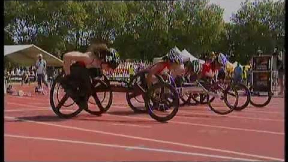 Athletics - women's 100m T53 semifinals 2 - 2013 IPC Athletics World Championships, Lyon