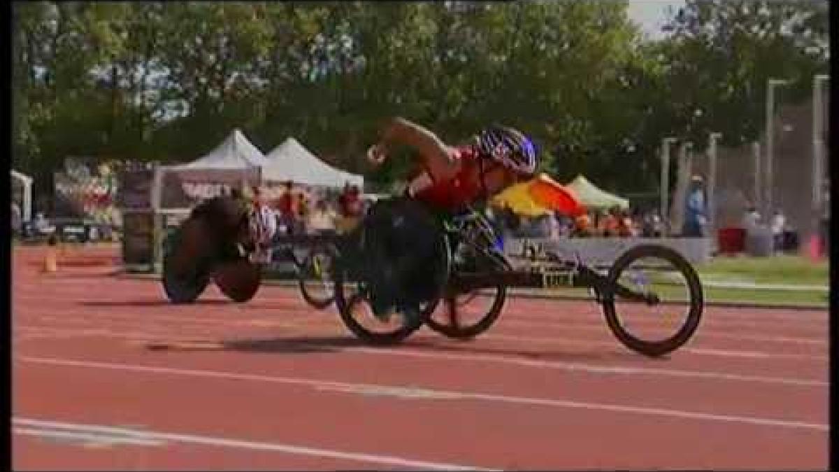 Athletics - men's 200m T52 semifinals 2 - 2013 IPC Athletics World Championships, Lyon