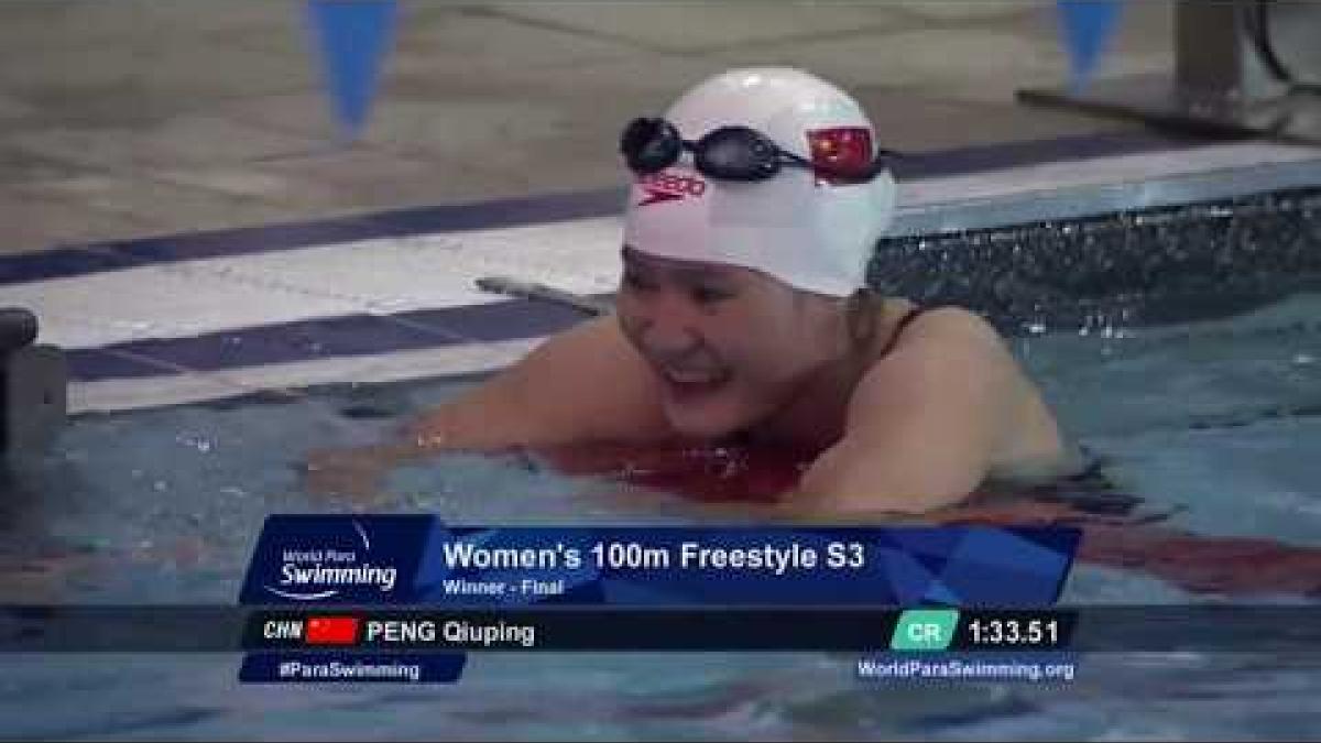 Women's 100 m Freestyle S3| Final | Mexico City 2017 World Para Swimming Championships