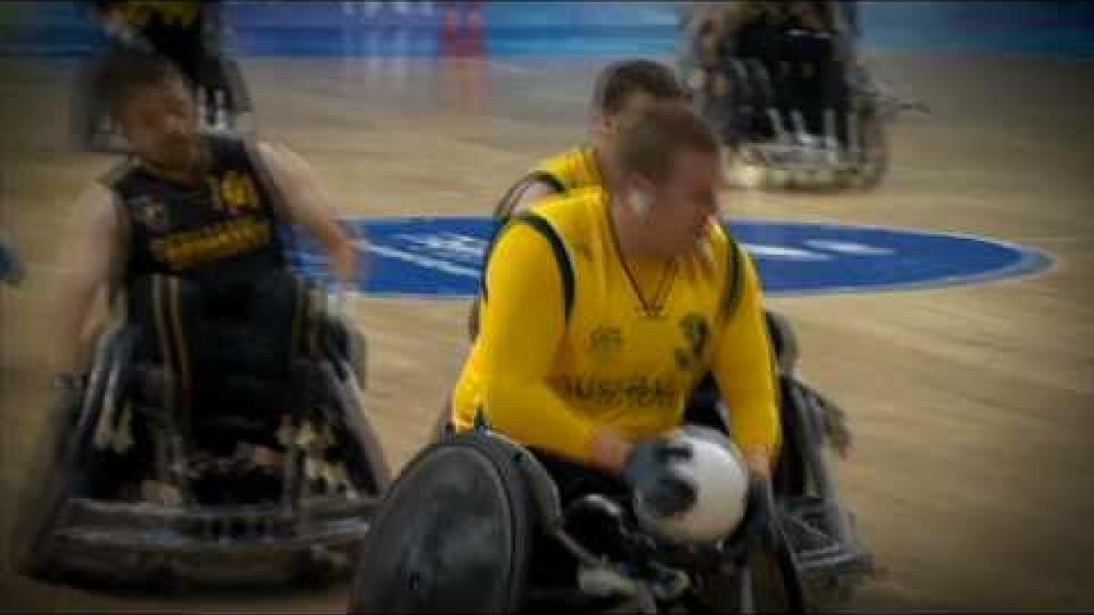 Best scenes from the Beijing 2008 Paralympic Games - Wheelchair Rugby