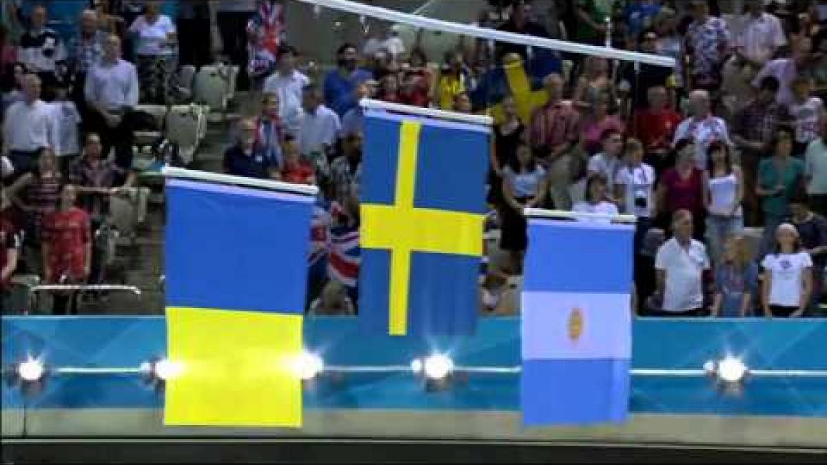 Swimming - Women's 100m Breaststroke - SB11 Victory Ceremony - London 2012 Paralympic Games