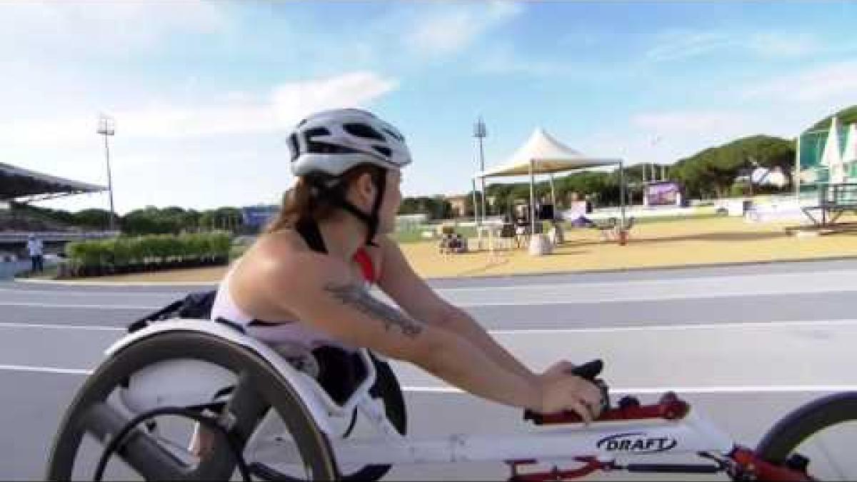 Women's 100 m T53 | final | 2016 IPC Athletics European Championships Grosseto