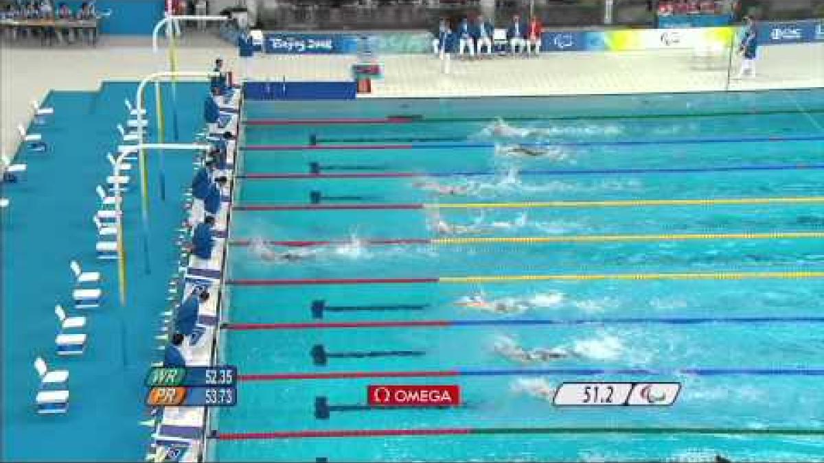 Swimming Men's 100m Freestyle S10 - Beijing 2008 Paralympic Games