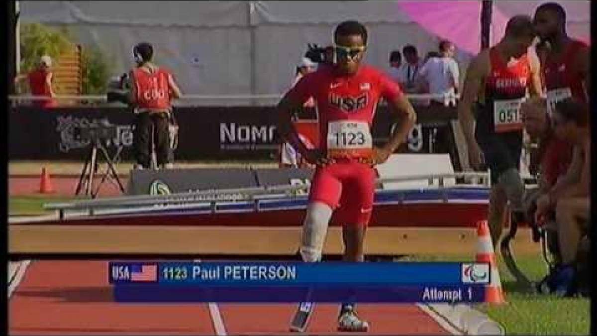 Athletics -  men's long jump T44 final - 2013 IPC Athletics World Championships, Lyon