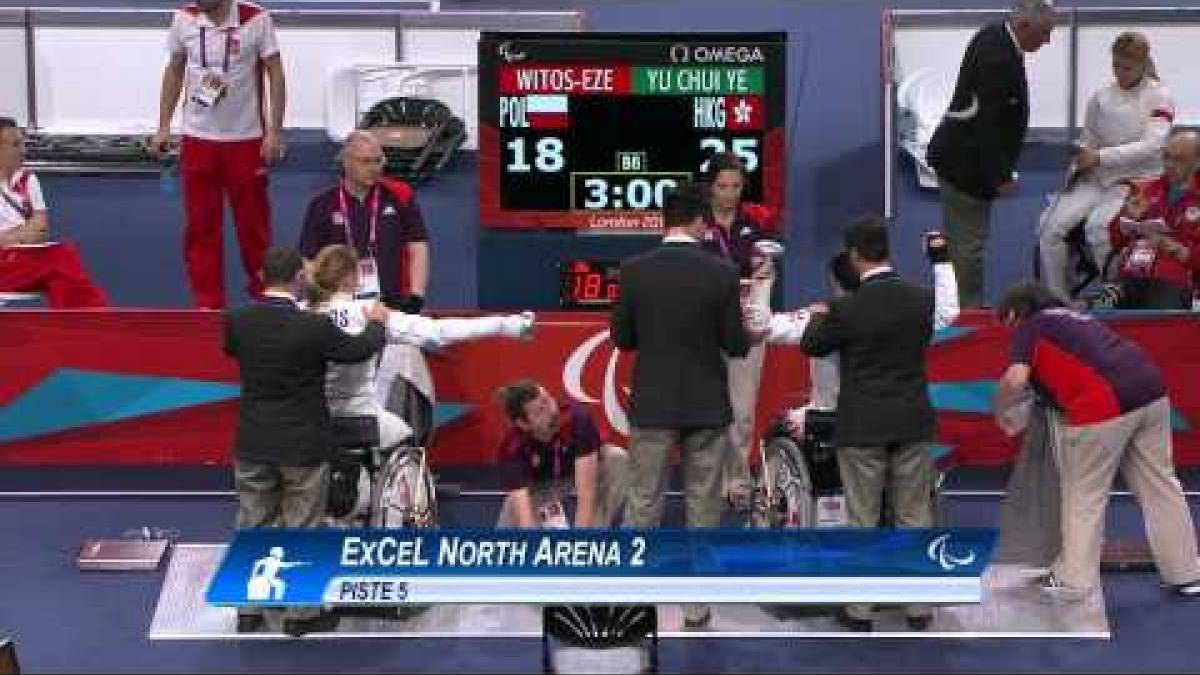 Wheelchair Fencing - HKG vs POL - Women's Team Cat. Open - Brz Mdl - London 2012 Paralympic Games